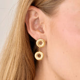 Aretes Halo Double