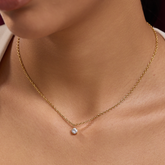 Collar Crystal Round
