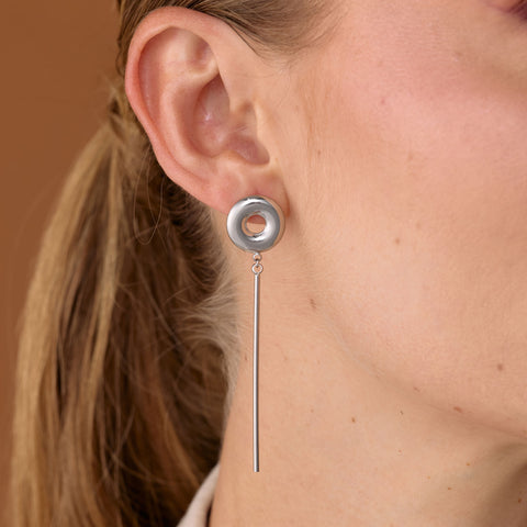 Aretes Halo Long