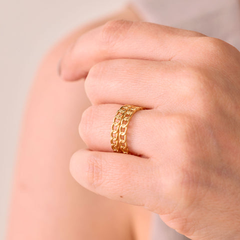 Anillo Double Chain