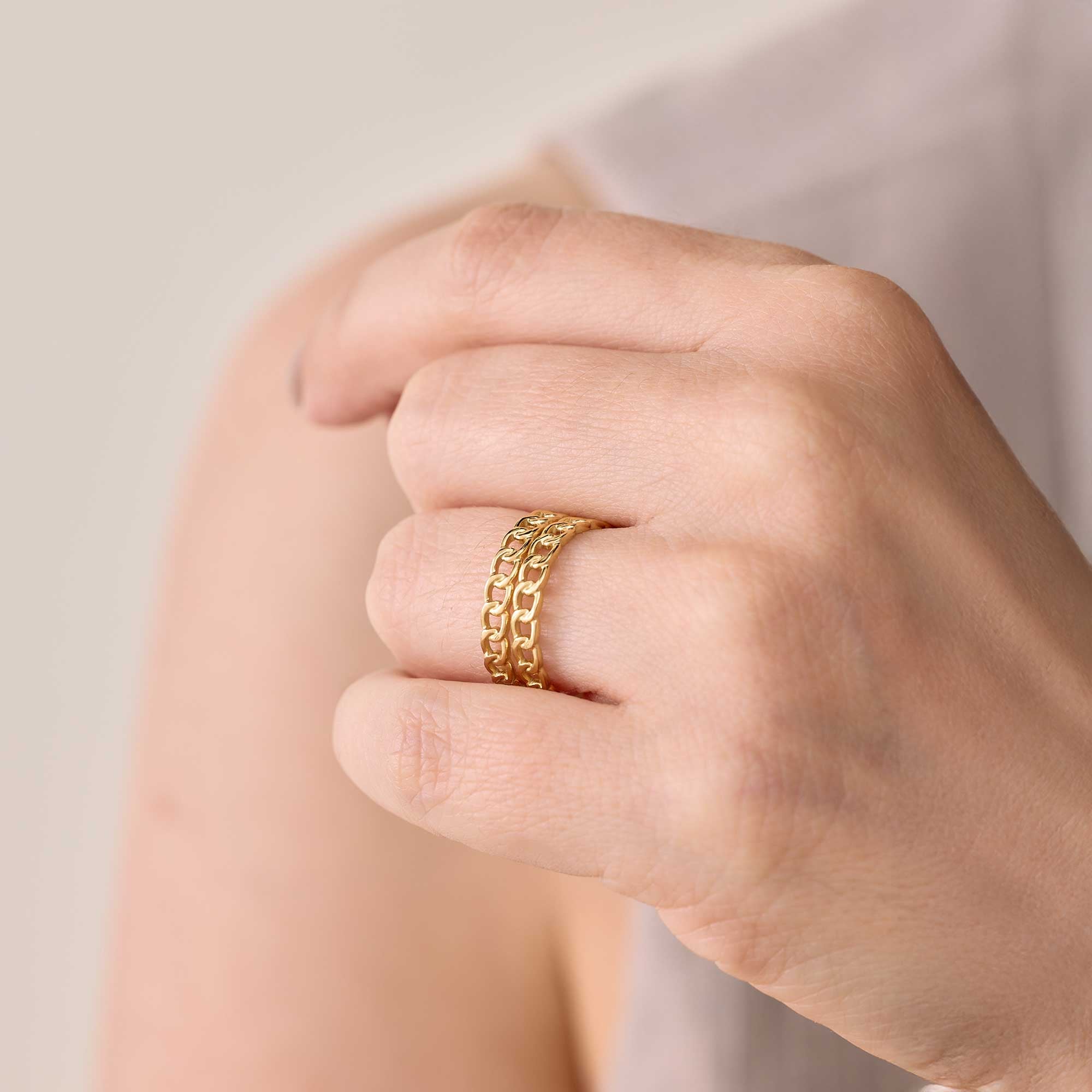 Anillo Double Chain