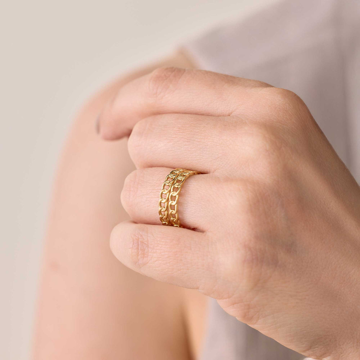 Anillo Double Chain
