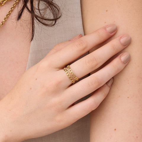 Anillo Double Chain