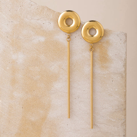 Aretes Halo Long