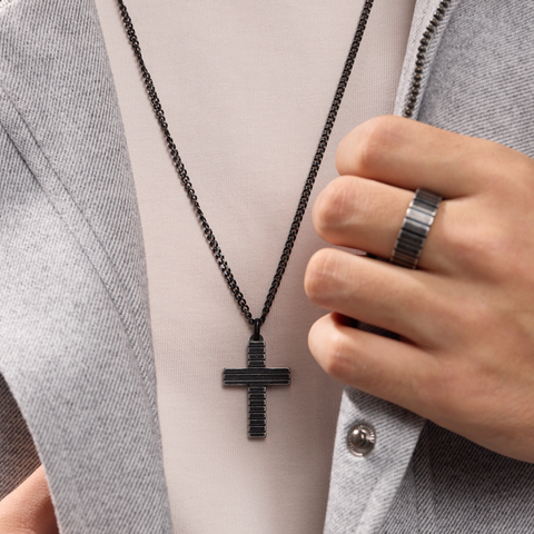 Collar Grooved Cross
