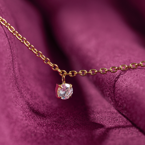 Collar Crystal round