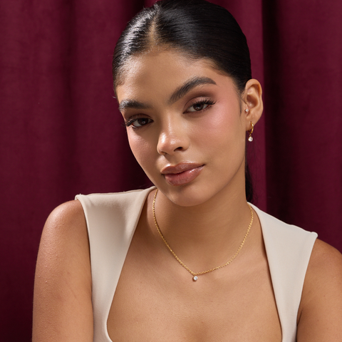 Collar Crystal round