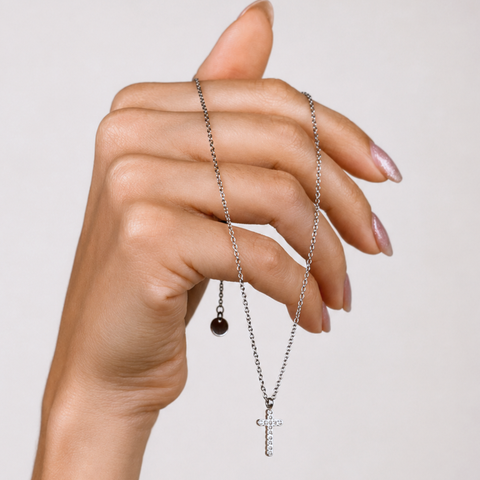 Collar Crystal Cross