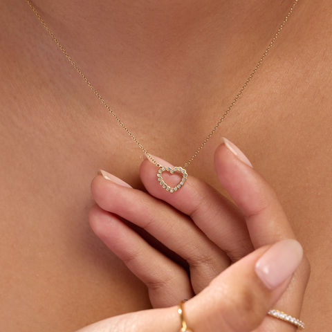 Collar Crystal Heart