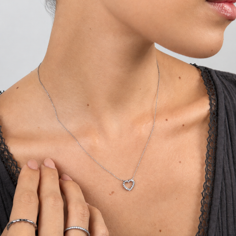 Collar Crystal Heart