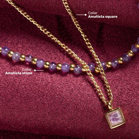 Collar Amatista Stone