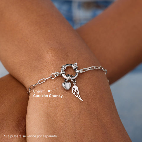 Charm Corazón Chunky