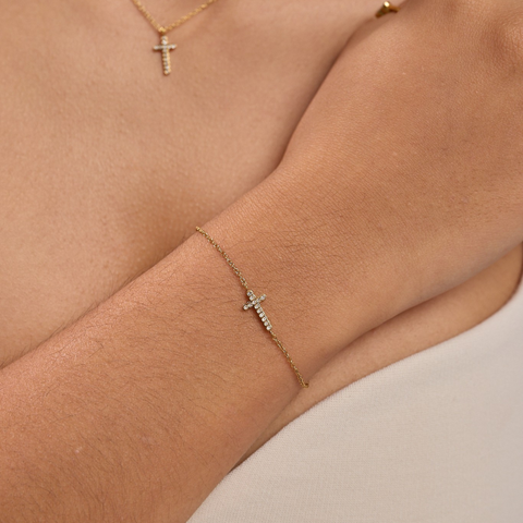 Pulsera Crystal Cross