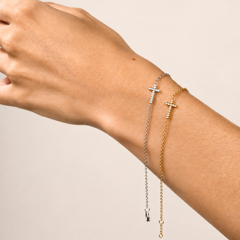 Pulsera Crystal Cross