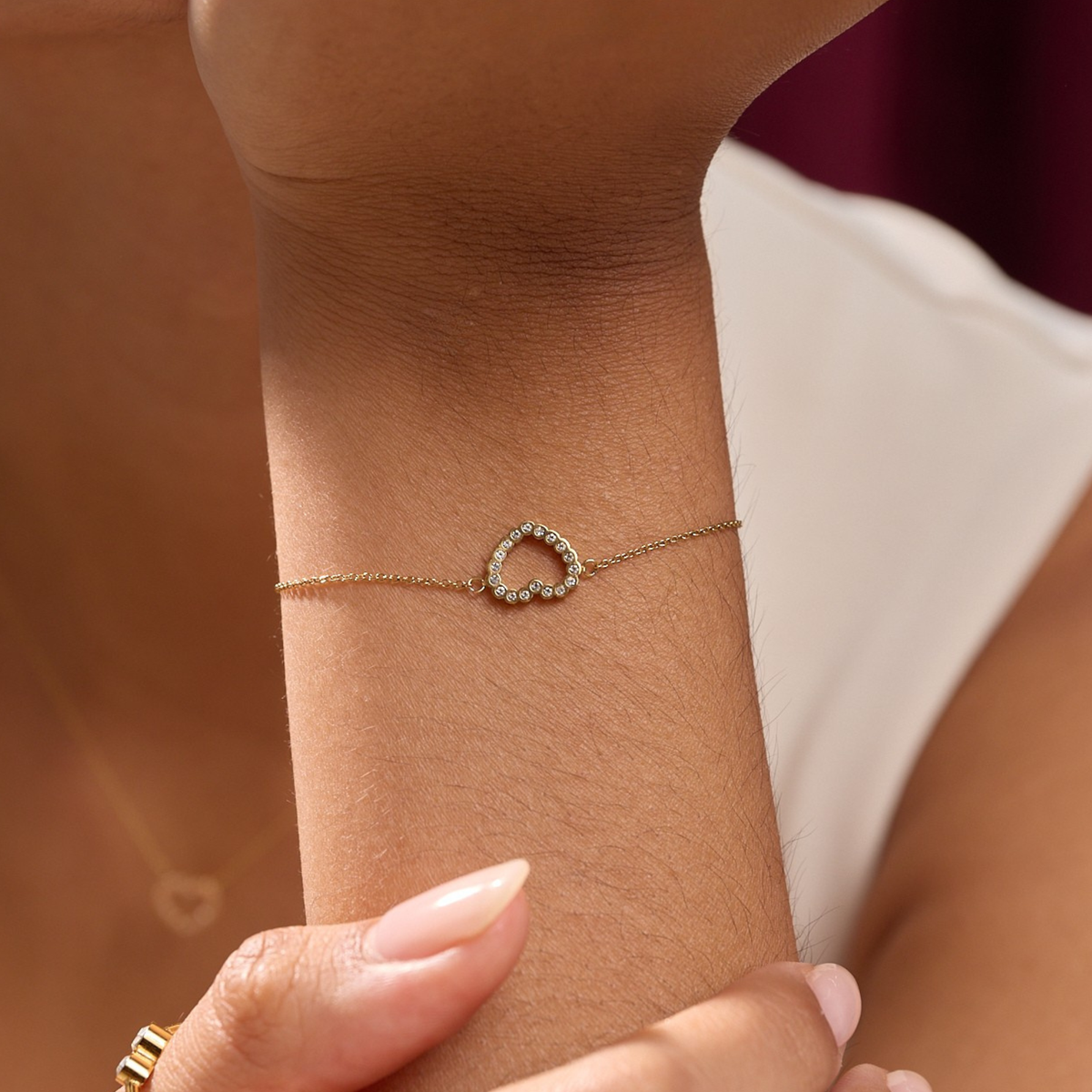 Pulsera Crystal Heart