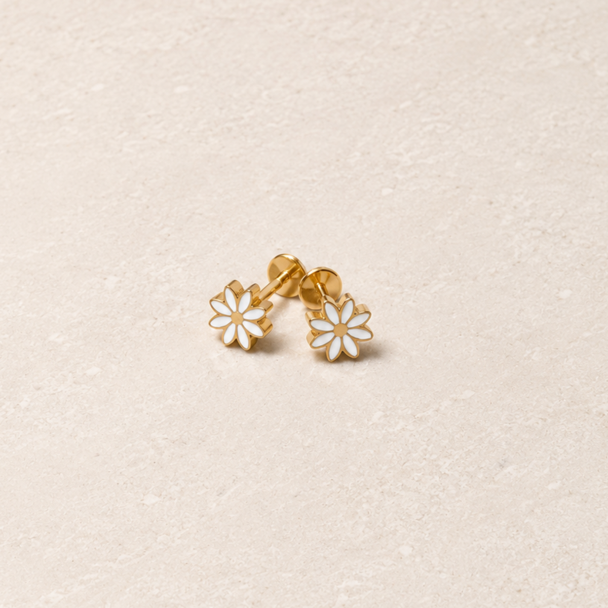 Topitos Flowers White