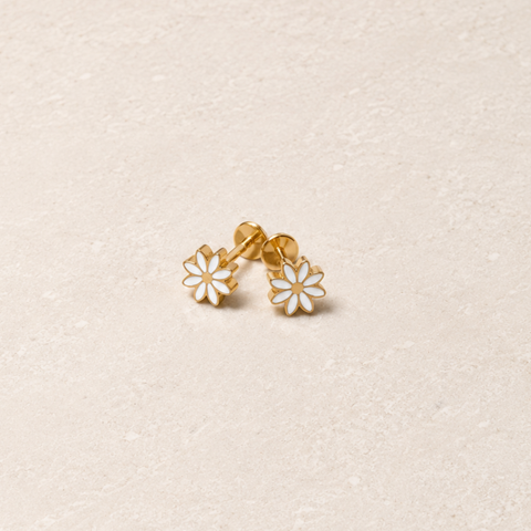Topitos Flowers White