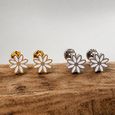 Topitos Flowers White